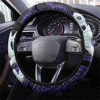 Maori Matariki Manaia Waiporoporo Steering Wheel Cover Maori Kowhaiwhai Pattern Galaxy LT01 - Polynesian Pride