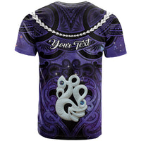 Personalised Maori Matariki Manaia Waiporoporo T Shirt Maori Kowhaiwhai Pattern Galaxy LT01 - Polynesian Pride