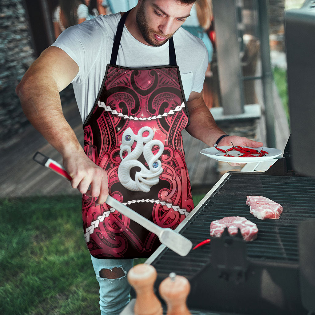 Maori Matariki Manaia Whero Apron Maori Kowhaiwhai Pattern Galaxy LT01 - Polynesian Pride