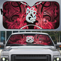 Maori Matariki Manaia Whero Auto Sun Shade Maori Kowhaiwhai Pattern Galaxy