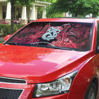 Maori Matariki Manaia Whero Auto Sun Shade Maori Kowhaiwhai Pattern Galaxy