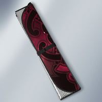 Maori Matariki Manaia Whero Auto Sun Shade Maori Kowhaiwhai Pattern Galaxy