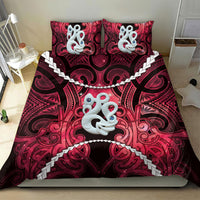 Maori Matariki Manaia Whero Bedding Set Maori Kowhaiwhai Pattern Galaxy LT01 - Polynesian Pride