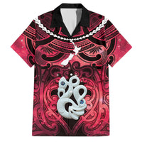 Personalised Maori Matariki Manaia Whero Family Matching Mermaid Dress and Hawaiian Shirt Maori Kowhaiwhai Pattern Galaxy