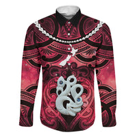 Personalised Maori Matariki Manaia Whero Family Matching Off Shoulder Maxi Dress and Hawaiian Shirt Maori Kowhaiwhai Pattern Galaxy