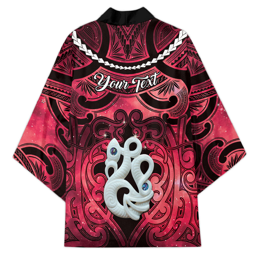 Personalised Maori Matariki Manaia Whero Kimono Maori Kowhaiwhai Pattern Galaxy LT01 - Polynesian Pride