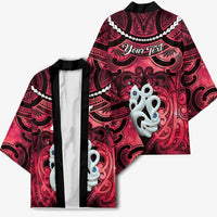 Personalised Maori Matariki Manaia Whero Kimono Maori Kowhaiwhai Pattern Galaxy LT01 - Polynesian Pride
