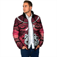 Personalised Maori Matariki Manaia Whero Padded Jacket Maori Kowhaiwhai Pattern Galaxy LT01 - Polynesian Pride