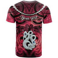 Personalised Maori Matariki Manaia Whero T Shirt Maori Kowhaiwhai Pattern Galaxy