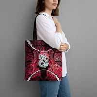 Maori Matariki Manaia Whero Tote Bag Maori Kowhaiwhai Pattern Galaxy LT01 - Polynesian Pride