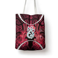 Maori Matariki Manaia Whero Tote Bag Maori Kowhaiwhai Pattern Galaxy LT01 - Polynesian Pride