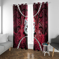 Maori Matariki Manaia Whero Window Curtain Maori Kowhaiwhai Pattern Galaxy