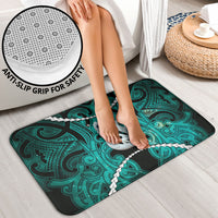 Maori Matariki Manaia Turquoise Bathroom Set Maori Kowhaiwhai Pattern Galaxy