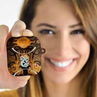 Maori Matariki Manaia Kowhai AirPods Case Maori Kowhaiwhai Pattern Galaxy LT01 - Polynesian Pride