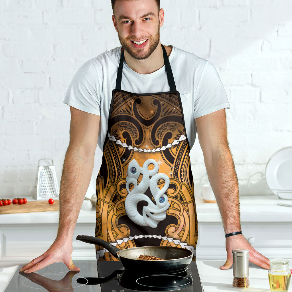 Maori Matariki Manaia Kowhai Apron Maori Kowhaiwhai Pattern Galaxy LT01 - Polynesian Pride