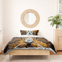 Maori Matariki Manaia Kowhai Bedding Set Maori Kowhaiwhai Pattern Galaxy LT01 - Polynesian Pride