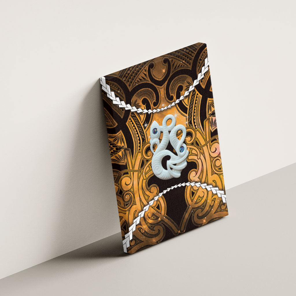 Maori Matariki Manaia Kowhai Canvas Wall Art Maori Kowhaiwhai Pattern Galaxy LT01 - Polynesian Pride