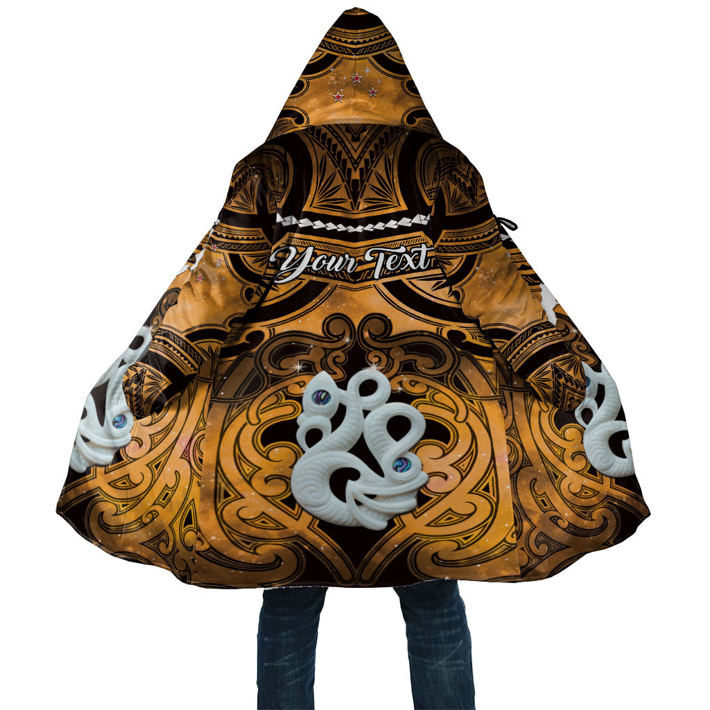 Personalised Maori Matariki Manaia Kowhai Cloak Maori Kowhaiwhai Pattern Galaxy LT01 Unisex Yellow - Polynesian Pride