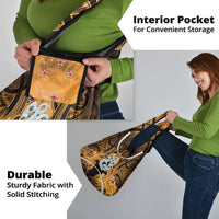 Maori Matariki Manaia Kowhai Grocery Bag Maori Kowhaiwhai Pattern Galaxy