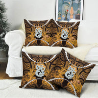 Maori Matariki Manaia Kowhai Pillow Cover Maori Kowhaiwhai Pattern Galaxy LT01 - Polynesian Pride