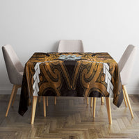 Maori Matariki Manaia Kowhai Tablecloth Maori Kowhaiwhai Pattern Galaxy LT01 - Polynesian Pride