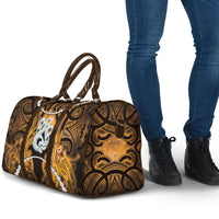 Maori Matariki Manaia Kowhai Travel Bag Maori Kowhaiwhai Pattern Galaxy LT01 - Polynesian Pride