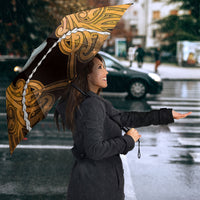 Maori Matariki Manaia Kowhai Umbrella Maori Kowhaiwhai Pattern Galaxy LT01 - Polynesian Pride