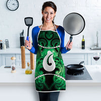 Maori Matariki Hei Matau Kakariki Apron Maori Kowhaiwhai Pattern Galaxy LT01 - Polynesian Pride