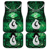 Personalised Maori Matariki Hei Matau Kakariki Car Mats Maori Kowhaiwhai Pattern Galaxy LT01 - Polynesian Pride