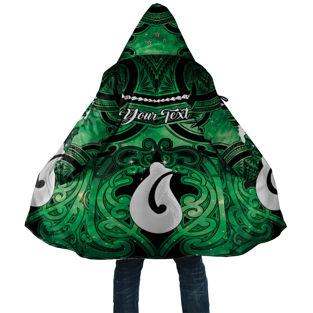 Personalised Maori Matariki Hei Matau Kakariki Cloak Maori Kowhaiwhai Pattern Galaxy