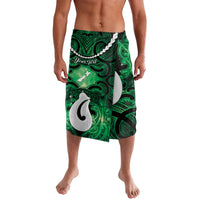 Personalised Maori Matariki Hei Matau Kakariki Lavalava Maori Kowhaiwhai Pattern Galaxy LT01 Green - Polynesian Pride