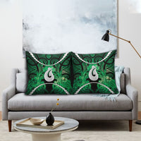 Maori Matariki Hei Matau Kakariki Pillow Cover Maori Kowhaiwhai Pattern Galaxy LT01 - Polynesian Pride
