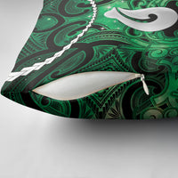 Maori Matariki Hei Matau Kakariki Pillow Cover Maori Kowhaiwhai Pattern Galaxy LT01 - Polynesian Pride