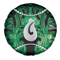Maori Matariki Hei Matau Kakariki Spare Tire Cover Maori Kowhaiwhai Pattern Galaxy LT01 - Polynesian Pride