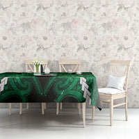 Maori Matariki Hei Matau Kakariki Tablecloth Maori Kowhaiwhai Pattern Galaxy LT01 - Polynesian Pride