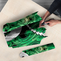 Maori Matariki Hei Matau Kakariki Umbrella Maori Kowhaiwhai Pattern Galaxy LT01 - Polynesian Pride