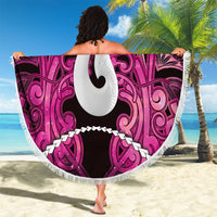 Maori Matariki Hei Matau Mawhero Beach Blanket Maori Kowhaiwhai Pattern Galaxy LT01 - Polynesian Pride