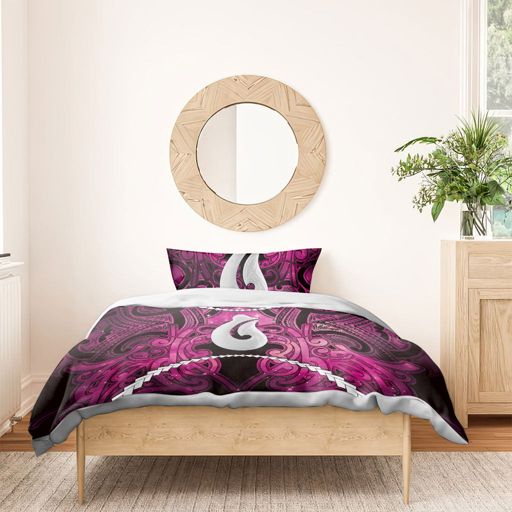Maori Matariki Hei Matau Mawhero Bedding Set Maori Kowhaiwhai Pattern Galaxy LT01 - Polynesian Pride