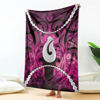 Maori Matariki Hei Matau Mawhero Blanket Maori Kowhaiwhai Pattern Galaxy LT01 - Polynesian Pride