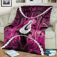 Maori Matariki Hei Matau Mawhero Blanket Maori Kowhaiwhai Pattern Galaxy LT01 - Polynesian Pride