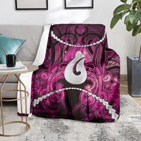 Maori Matariki Hei Matau Mawhero Blanket Maori Kowhaiwhai Pattern Galaxy LT01 - Polynesian Pride