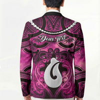 Personalised Maori Matariki Hei Matau Mawhero Blazer Maori Kowhaiwhai Pattern Galaxy LT01 - Polynesian Pride