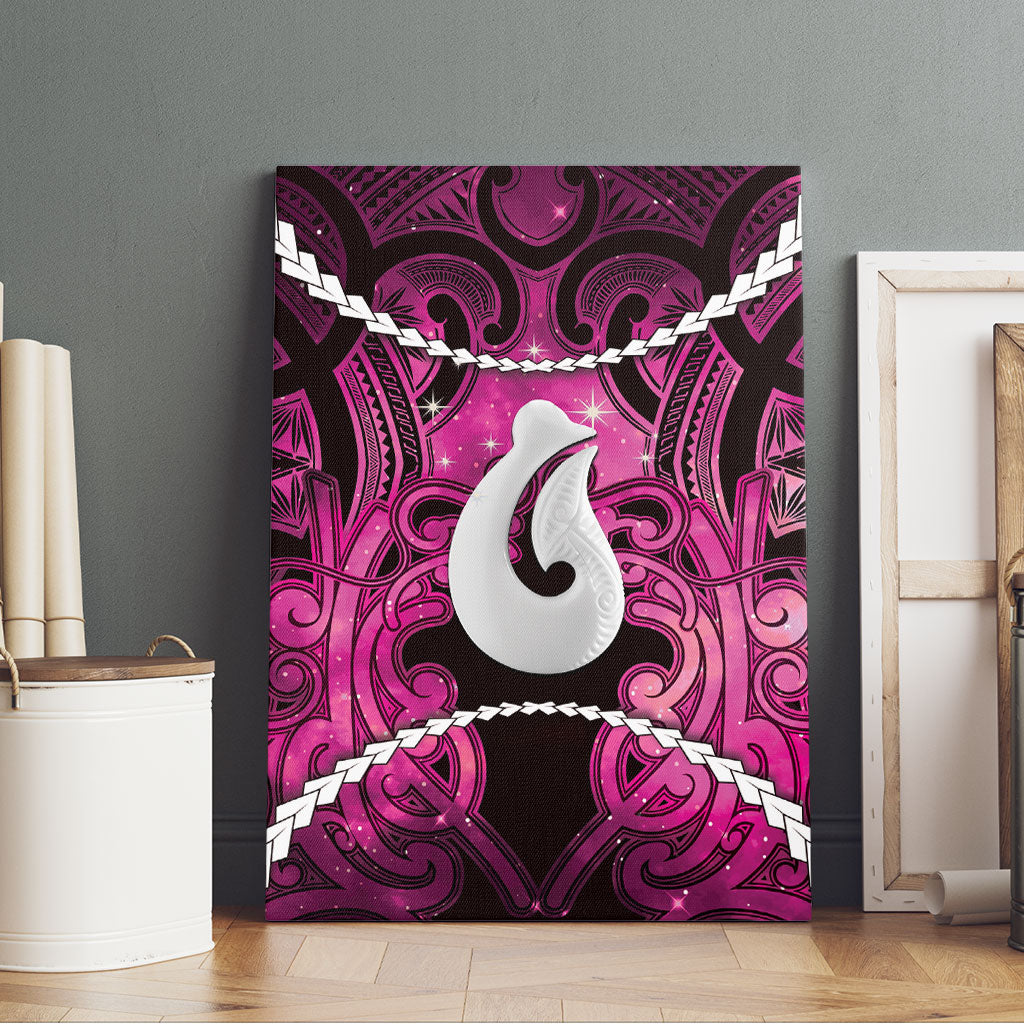 Maori Matariki Hei Matau Mawhero Canvas Wall Art Maori Kowhaiwhai Pattern Galaxy LT01 - Polynesian Pride