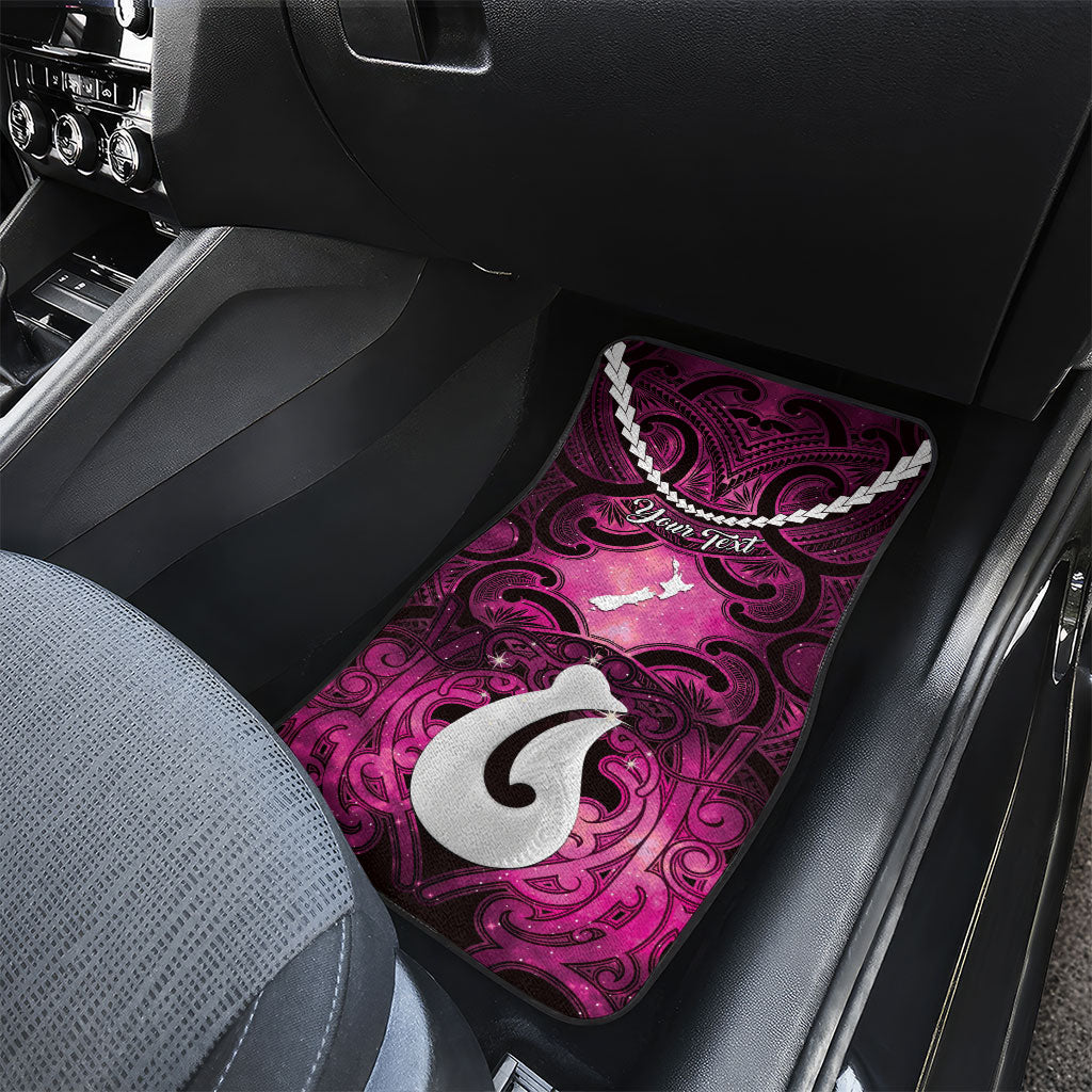 Personalised Maori Matariki Hei Matau Mawhero Car Mats Maori Kowhaiwhai Pattern Galaxy LT01 - Polynesian Pride