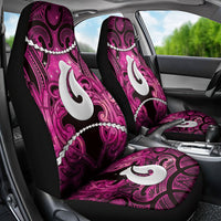 Maori Matariki Hei Matau Mawhero Car Seat Cover Maori Kowhaiwhai Pattern Galaxy LT01 - Polynesian Pride