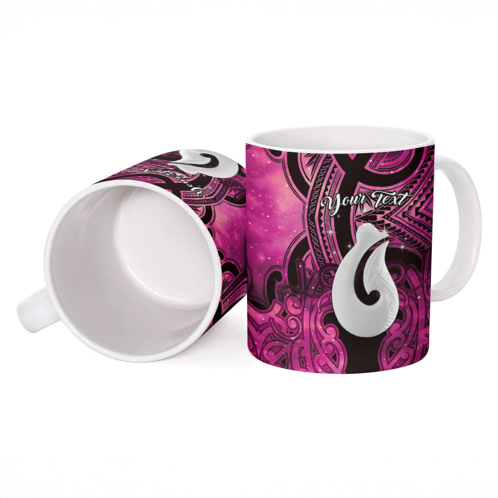 Personalised Maori Matariki Hei Matau Mawhero Ceramic Mug Maori Kowhaiwhai Pattern Galaxy LT01 - Polynesian Pride