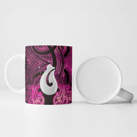 Personalised Maori Matariki Hei Matau Mawhero Ceramic Mug Maori Kowhaiwhai Pattern Galaxy LT01 - Polynesian Pride