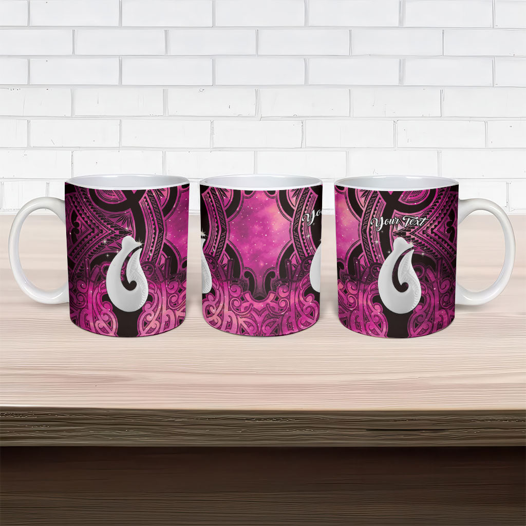 Personalised Maori Matariki Hei Matau Mawhero Ceramic Mug Maori Kowhaiwhai Pattern Galaxy LT01 - Polynesian Pride