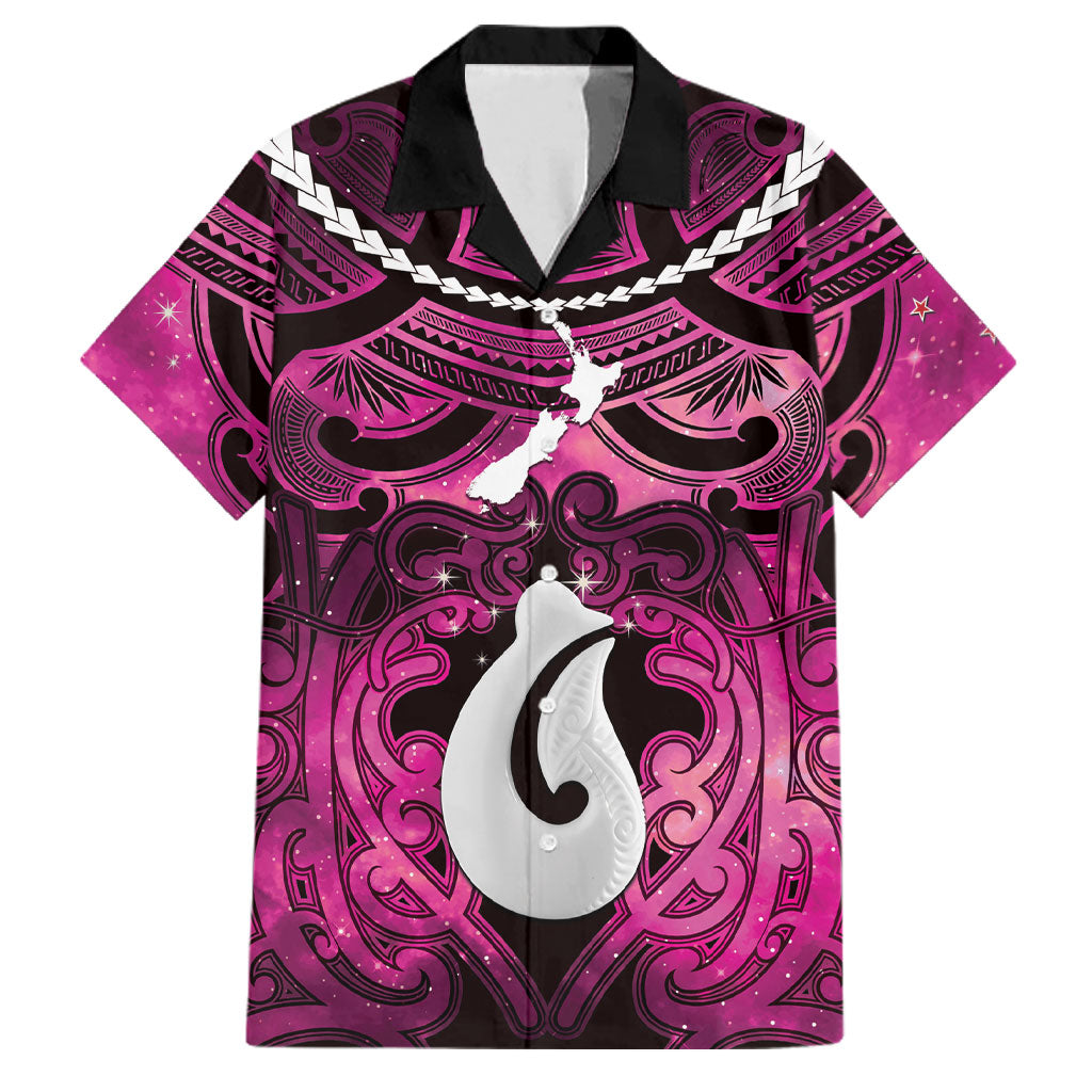 Personalised Maori Matariki Hei Matau Mawhero Family Matching Mermaid Dress and Hawaiian Shirt Maori Kowhaiwhai Pattern Galaxy