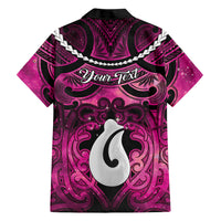 Personalised Maori Matariki Hei Matau Mawhero Family Matching Off The Shoulder Long Sleeve Dress and Hawaiian Shirt Maori Kowhaiwhai Pattern Galaxy